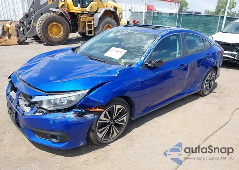 2018 Honda Civic Ex-L из США, поврежденный, VIN 19XFC1F87JE003006